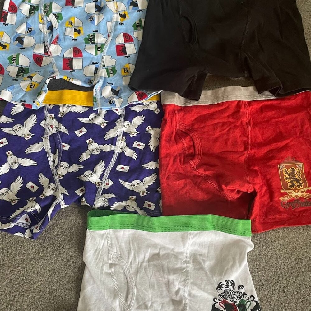 Boys Boxer Briefs, Harry Potter themed, never worn, size 8